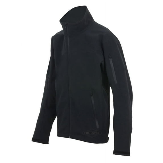 Tru-Spec 24-7 Series Men's Tactical Softshell Jacket without Sleeve Loop Black 4X-Large