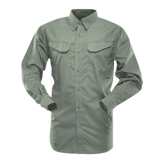 24-7 SHIRT; MEN'S LIGHTWEIGHT LONG SLEEVE 65/35 P/C R/S FIELD