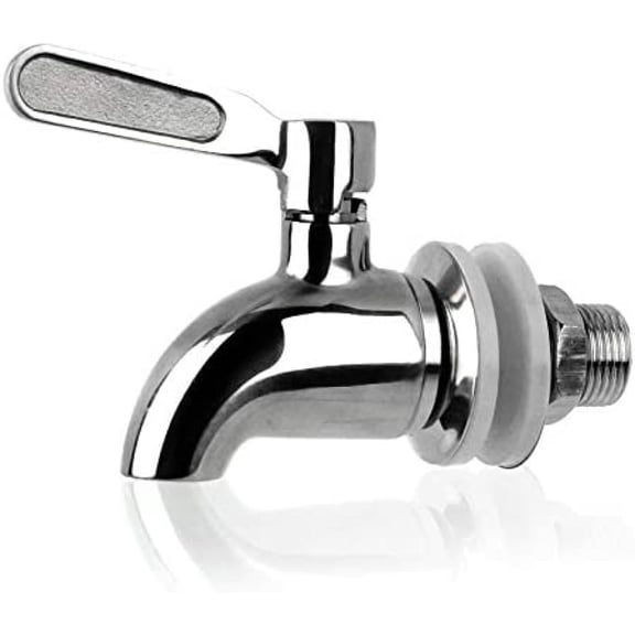 Tru-Steel Stainless Steel Spigot for Berkey, Alexapure Pro, and ProPur Water Filtration Systems