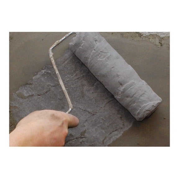 Tru Tex SLATE Texture Sleeve for Concrete Flatwork, Vertical, Touch-Ups, Countertops, Overlay - Quick, Easy, Realistic Patterns, User-Friendly (Classic Slate)