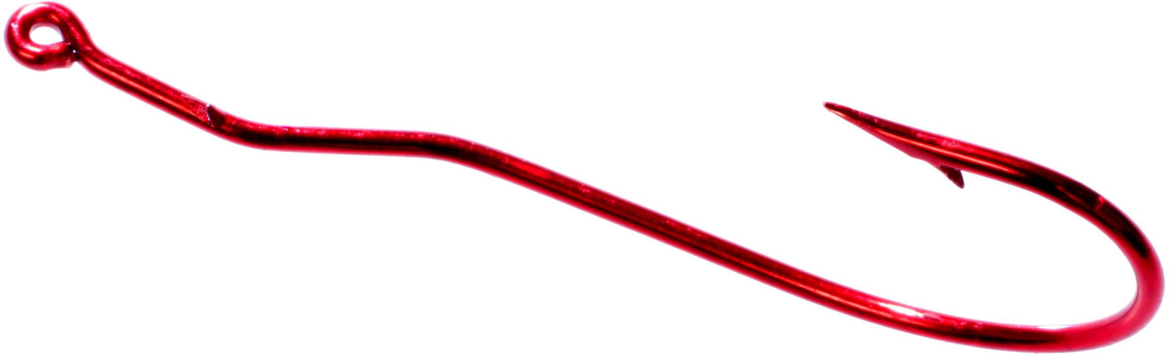 Tru-Turn 063ZS-3/0 Worm Hook, Size 3/0, Spear Point, 2 Sliced Shank