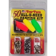 Tru-Turn Hooks All-You Need Hook Sinker Floater Kit 50 piece