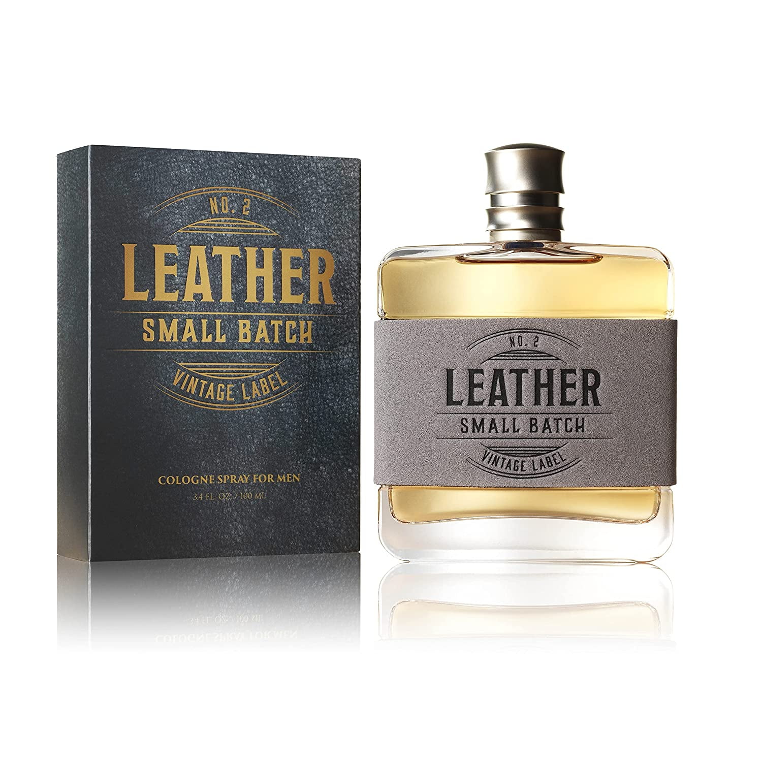 Tru Western Leather #2 Small Batch Men's Cologne, 3.4 fl oz (100 ml ...