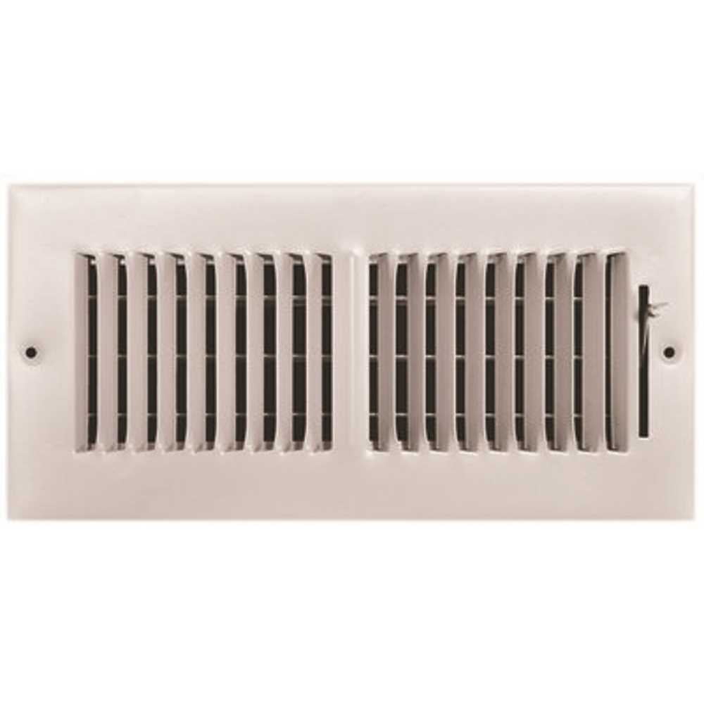 TruAire 102M 10X04 10 in. x 4 in. 2-Way Steel Wall/Ceiling Register