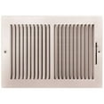 thumbnail image 1 of TruAire 102M 12X08 12 in. x 8 in. 2-Way Steel Wall/Ceiling Register , White, 1 of 4