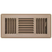 TruAire 153MB 04X10 4 in. x 10 in. 3-Way Brown Floor Register