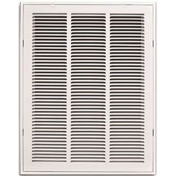 TruAire 190RF 16X25 16 in. x 25 in. White Stamped Return Air Filter Grille with Removable Face