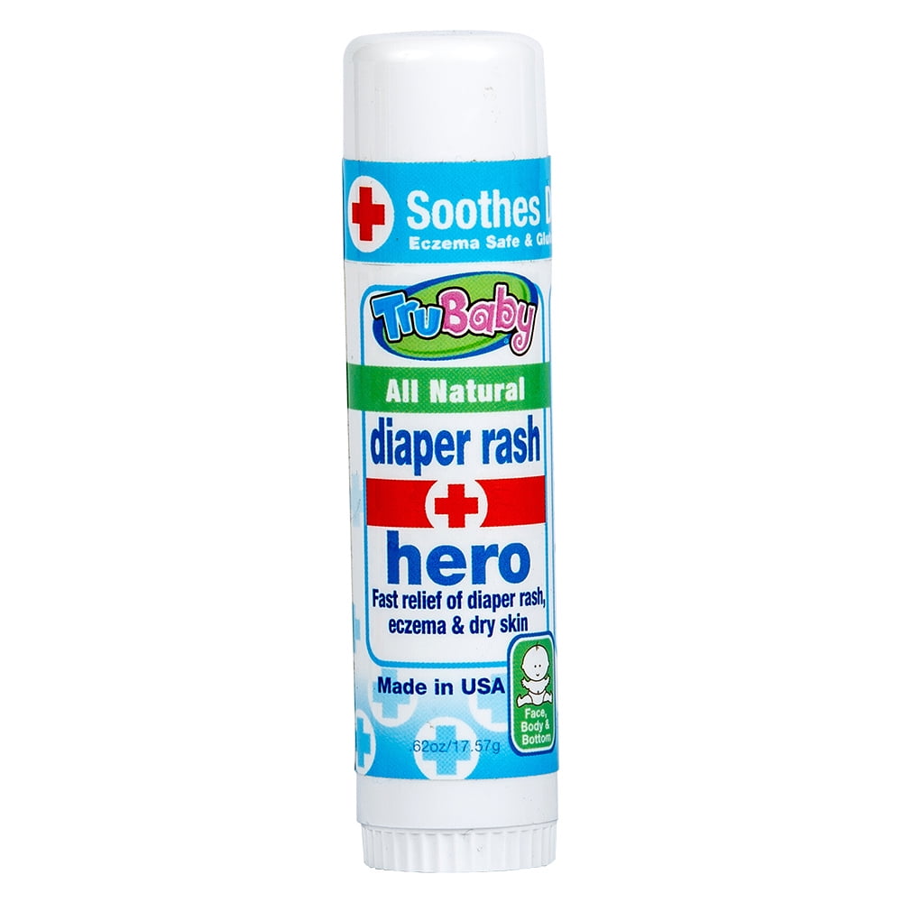 TruBaby All Natural Diaper Rash Hero Stick for Diaper Rash, Eczema and