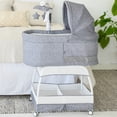 thumbnail image 1 of TruBliss® Sweetli Nuture Bassinet, Grey Melange - Newborn to 5 months, 1 of 8
