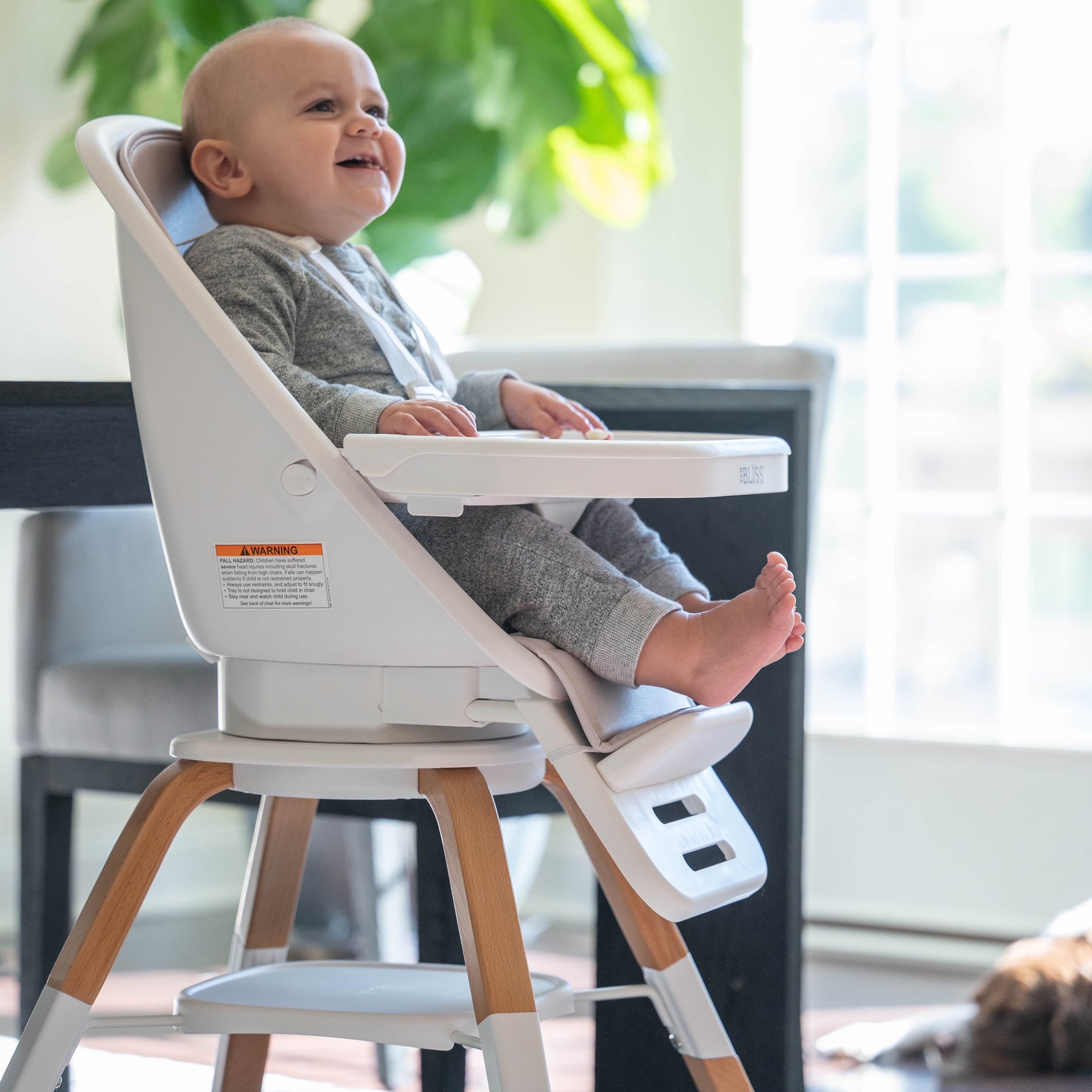 TruBliss® 2-in-1 Turn-A-Tot High Chair, Grey Taupe - 6 months to 6 years