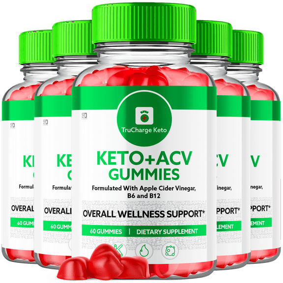 TruCharge Keto ACV Gummies Maximum Strength Weight Management Supplement 300 Gummies