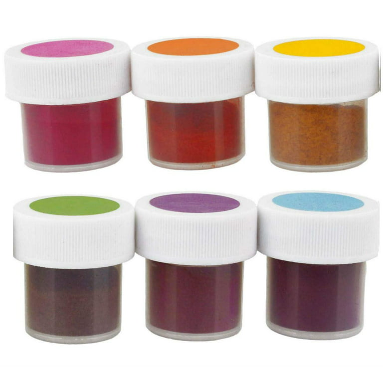TruColor 6-Color Vegetable Food Coloring Powder Set - Natural Gel