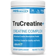 TruCreatine+ Powder   Creapure  Micronized Creatine Monohydrate with elevATP , Unflavored