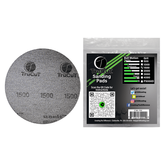 TruCut Sanding Pads | 1500 Grit | 6" Diameter