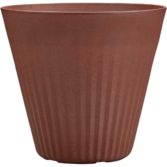 TruDrop Fold Planter for Outdoor Plants, Modern Outdoor Flower, Sustainable Climate Positive Plastic - Small (Autumn)