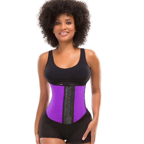 TruFigure Colombian Sport Latex Waist Trainer/Cincher Faja Deportiva w/ 3-Hooks