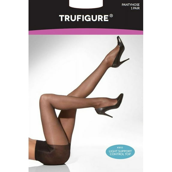 TruFigure Light Support Control Top Sheer Tights 3015