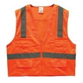 thumbnail image 1 of TruForce™ Class 2 Surveyor's Safety Vest, Orange, X-Large (6 Units), 1 of 1