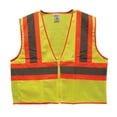 thumbnail image 1 of TruForce™ Class 2 Two-Tone Mesh Safety Vest, Lime, Large (15 Units), 1 of 1