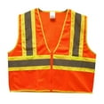 thumbnail image 1 of TruForce™ Class 2 Two-Tone Mesh Safety Vest, Orange, X-Large (15 Units), 1 of 1