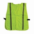 thumbnail image 1 of TruForce™ General-Purpose Mesh Safety Vest, Lime w/ 1" Silver Stripes, 1/Each, 1 of 1