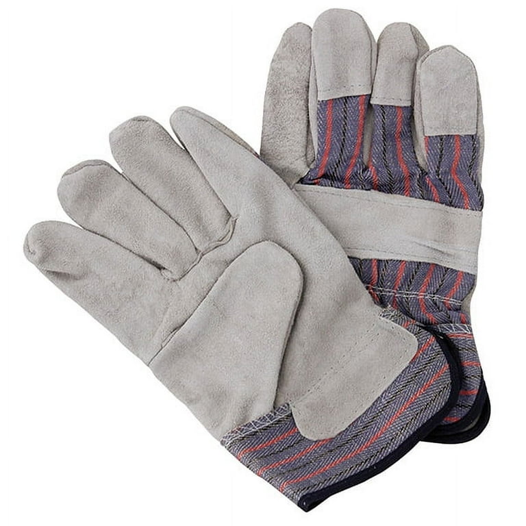 Split Leather Palm Gloves, X-Large, Gray, Pair Split Leather Palm Gloves, X-Large, Gray, Pair