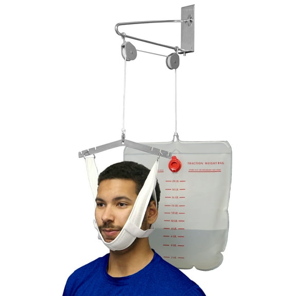 TruForm OTC Professional Orthopaedic Over the Door Head Halter Cervical Traction Kit, 1 ea