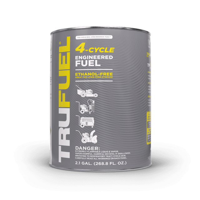 TruFuel Ethanol-Free 4-Cycle Engine Fuel with Synthetic Oil, 2.1 Gallon ...