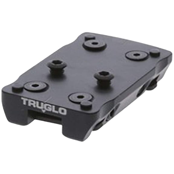 TRUGLO Universal Shotgun Vent Rib Red Dot Mount Docter Pattern Matte Black