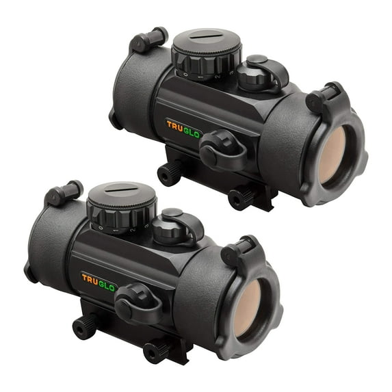 TruGlo Red-Dot Standard Mount Crossbow 30mm Tri Dot Sight (2 Pack)