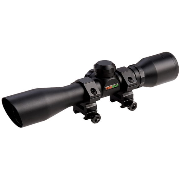 TruGlo Scope 4X32 Crossbow Black w/Rings