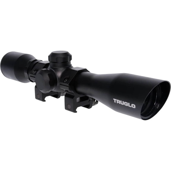 TruGlo Scope 4X32 Crossbow Black w/Rings