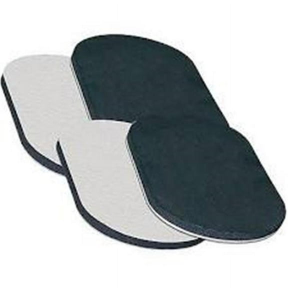 TruGuard 23083TV Furniture Glides, Reusable, Tan Felt, 3.5 x 6-In., 4-Pk. - Quantity 1