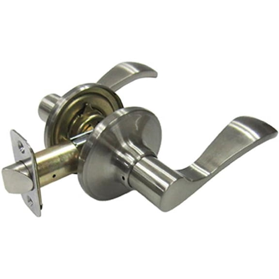 Taiwan Fu Hsing Industrial 222028 Tru-Guard Reversible Lever Passage Lockset, Naples Style - Satin Nickel