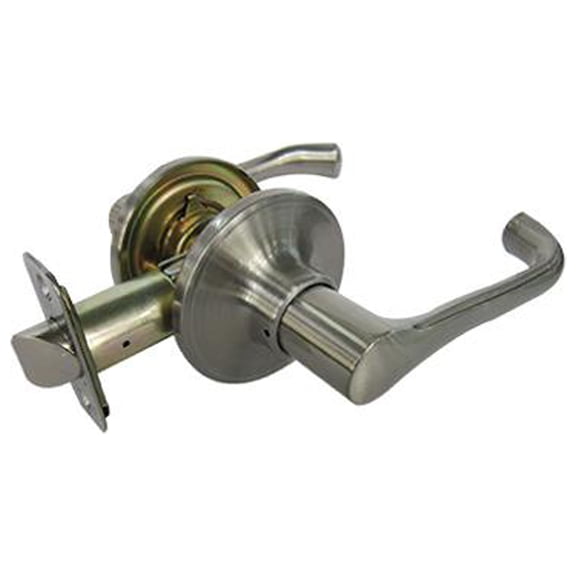 TruGuard LYPX203B Milano Passage Lever Lockset, Satin Nickel - Quantity 1