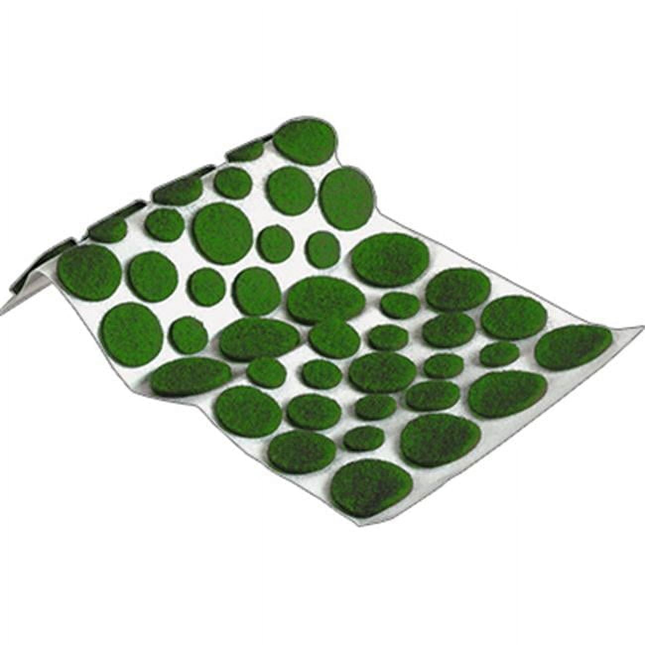 TruGuard Round Adhesive Felt Pads, Green - Pack of 48