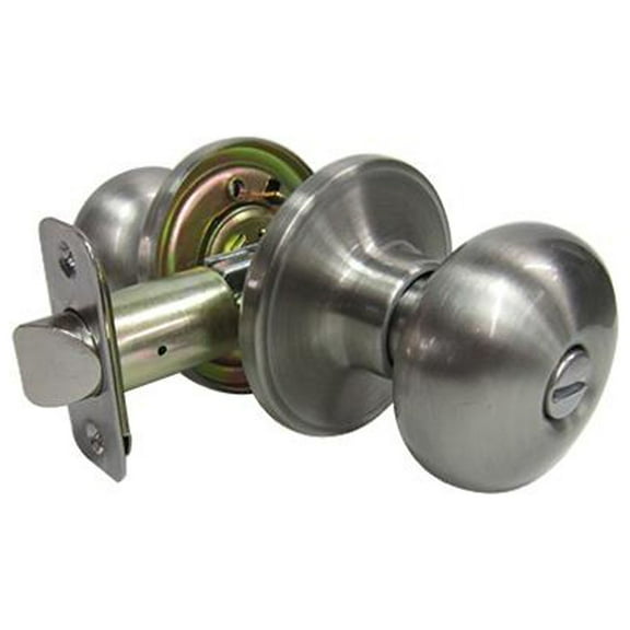 TruGuard TFX210B Mushroom Privacy Lockset, Satin Nickel - Quantity 6