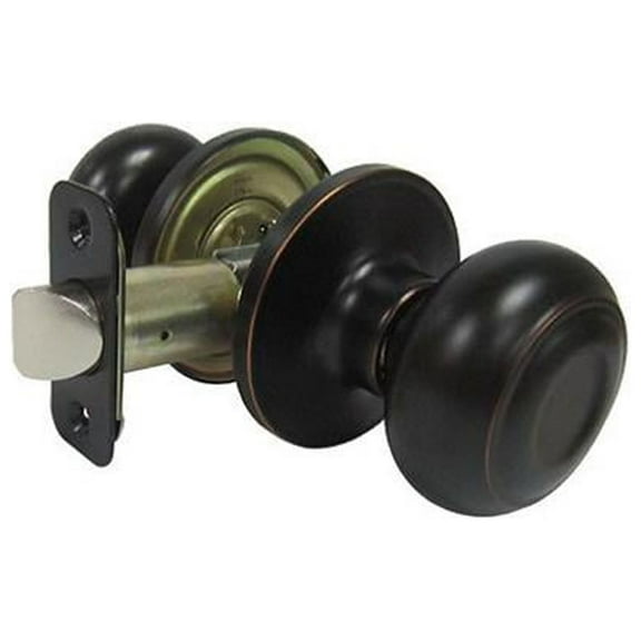 TruGuard TGX730B Verona Fancy Mushroom Passage Knob Set, Aged Bronze - Quantity 6