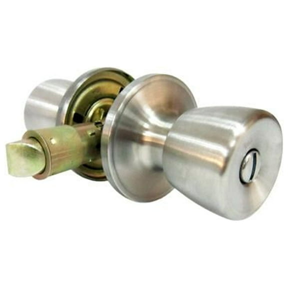 TruGuard TS610B-MH Mobile Home Privacy Lockset, Stainless Steel - Quantity 6