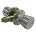 thumbnail image 1 of TruGuard TS630B-MH Tulip-Style Knob Passage Mobile Home Lockset, Stainless Steel - Quantity 6, 1 of 1