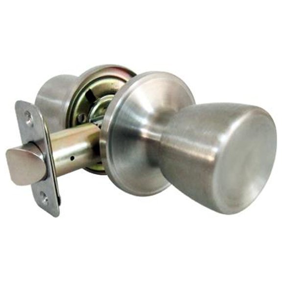 TruGuard TS630B Medium Tulip-Style Knob Passage Lockset, Stainless Steel - Quantity 6