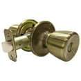 thumbnail image 1 of TruGuard TS810B Medium Tulip-Style Knob Privacy Lockset, Antique Brass - Quantity 6, 1 of 1