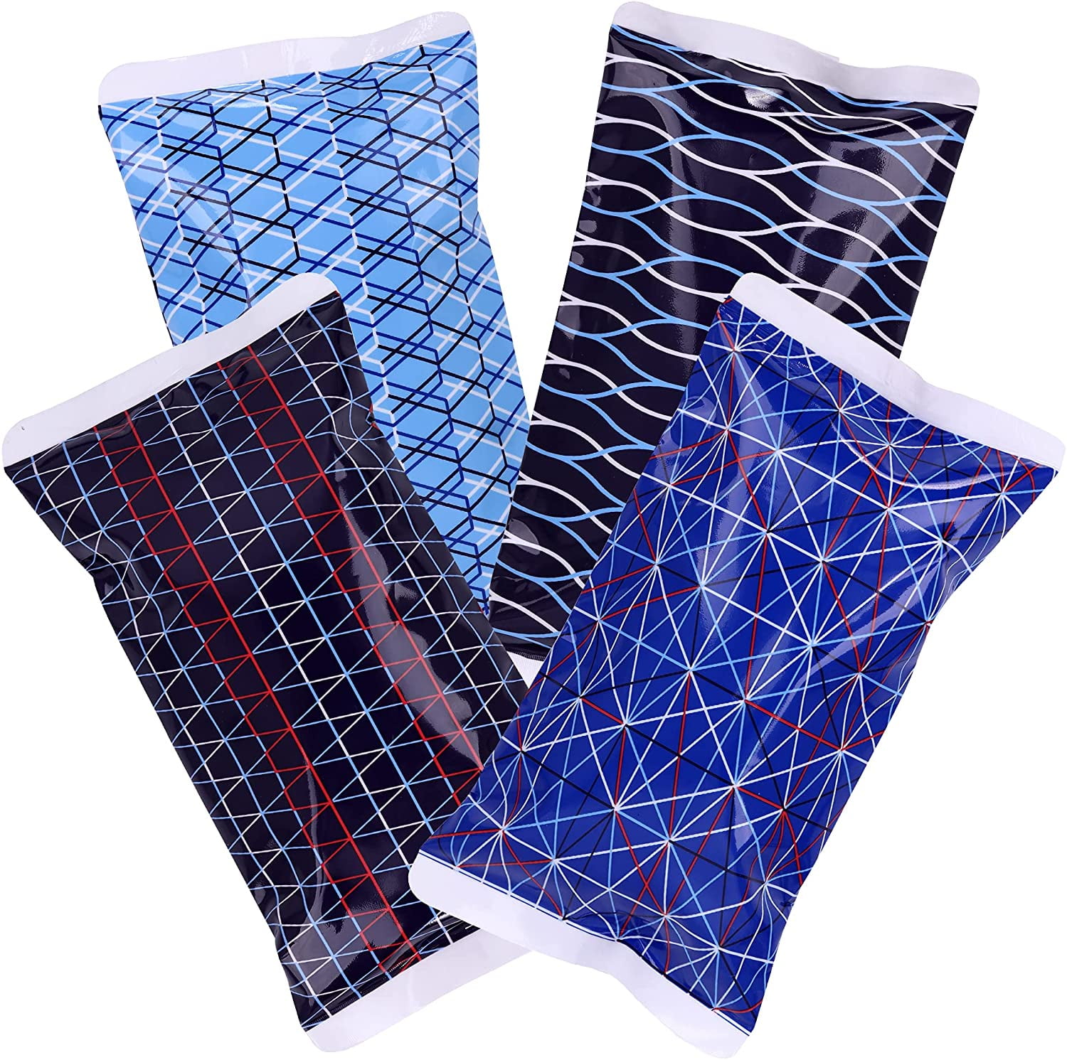 TruHealth Small Ice Packs for Lunch Boxes 4 Long Lasting Reusable