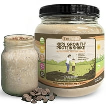 TruHeight Growth Protein Shake Ages 5+ (Chocolate) - Proven Nutrients, Vitamins, & Minerals Developed by Pediatricians - Immune Support for Kids, NonGMO, Gluten-Free, Protein Snacks for Teens
