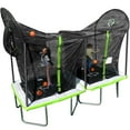 thumbnail image 1 of Sportspower TruJump 12' x 6' BattleBall Trampoline with Enclosure, Green, 1 of 8