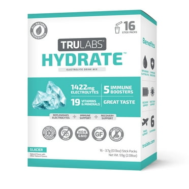 TruLabs® Hydrate Powders Glacier, 16 Servings