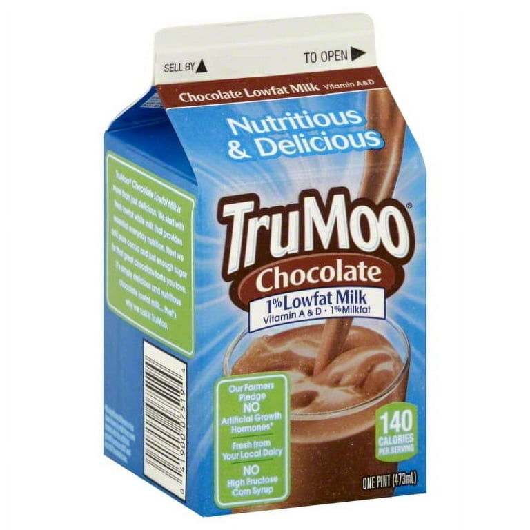 TruMoo Chocolate 1% Lowfat Milk Quart 