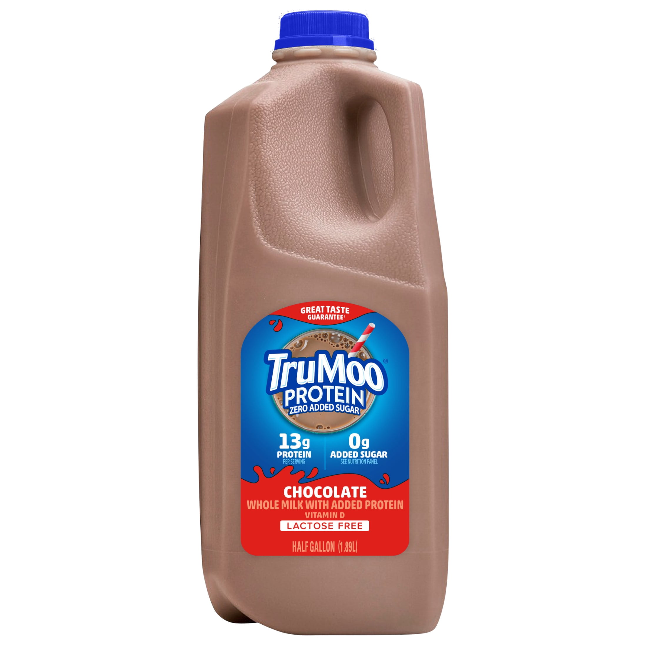 TruMoo Protein Ultra-Pasteurized Lactose Free Whole Chocolate Milk Half Gallon