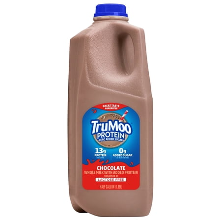 TruMoo Protein Ultra-Pasteurized Lactose Free Whole Chocolate Milk Half Gallon