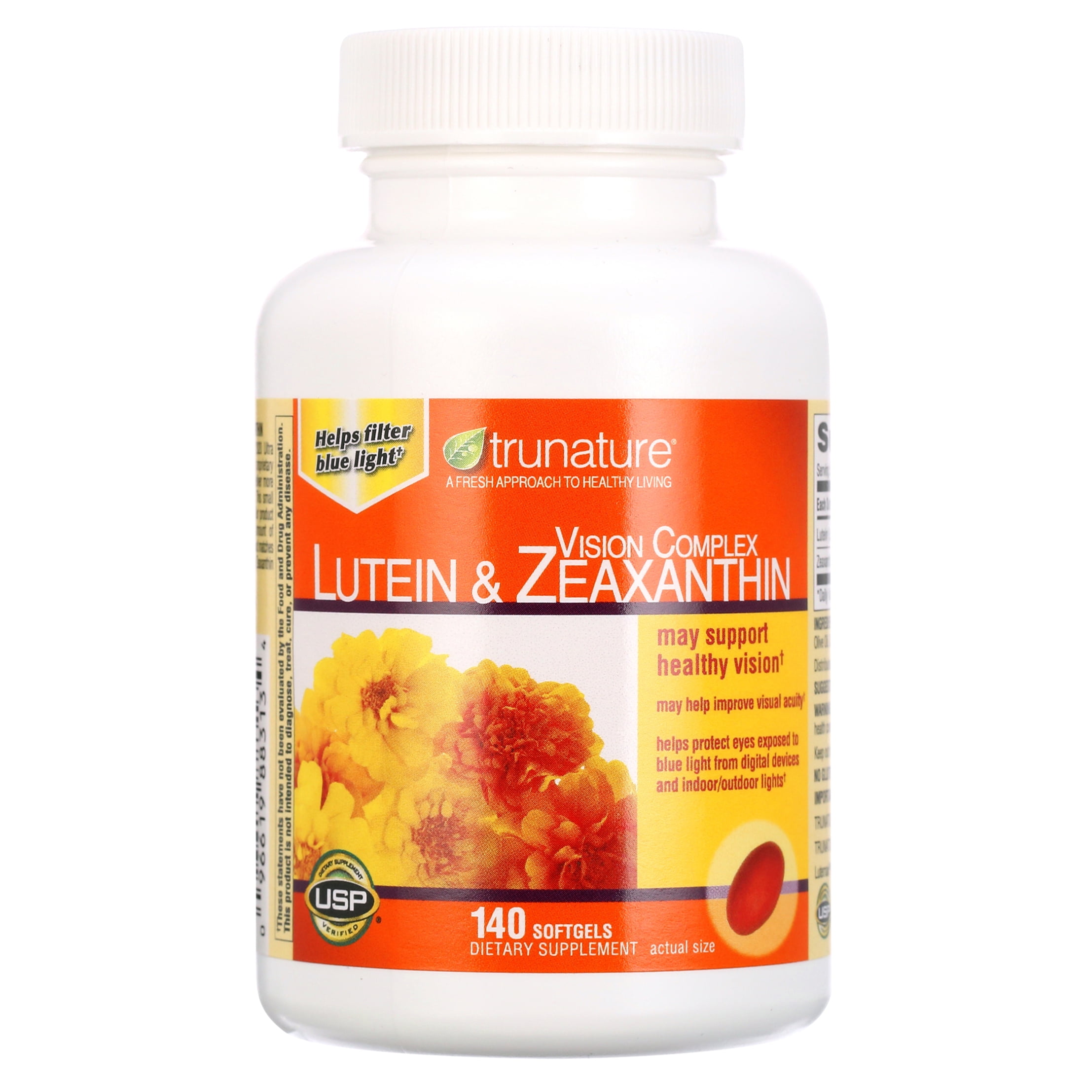 TruNature Vision Health Supplement: Lutein & Zeaxanthin 25mg TruNature Vision Health Supplement: Lutein & Zeaxanthin 25mg